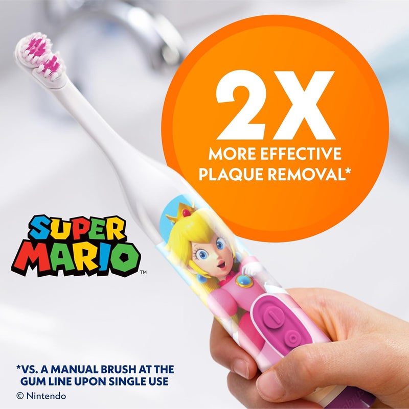 Spin Brush فرشاة أسنان كهربائية للأطفال برينسيس بيتش، شعيرات ناعمة - Image 3